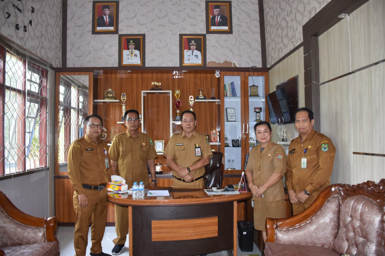Terkait Sosialisasi KIM, Plt Kadis Kominfo Sambut Kunjungan Diskominfosantik Kalteng
