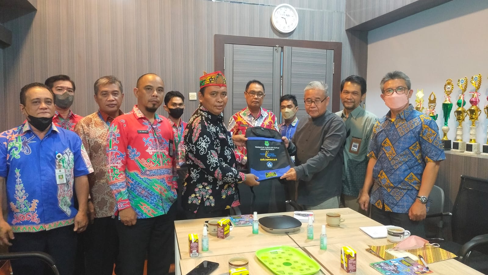 Terima Tim BPMP Kalteng, Kadisdik Kapuas Paparkan Tujuan PHKC