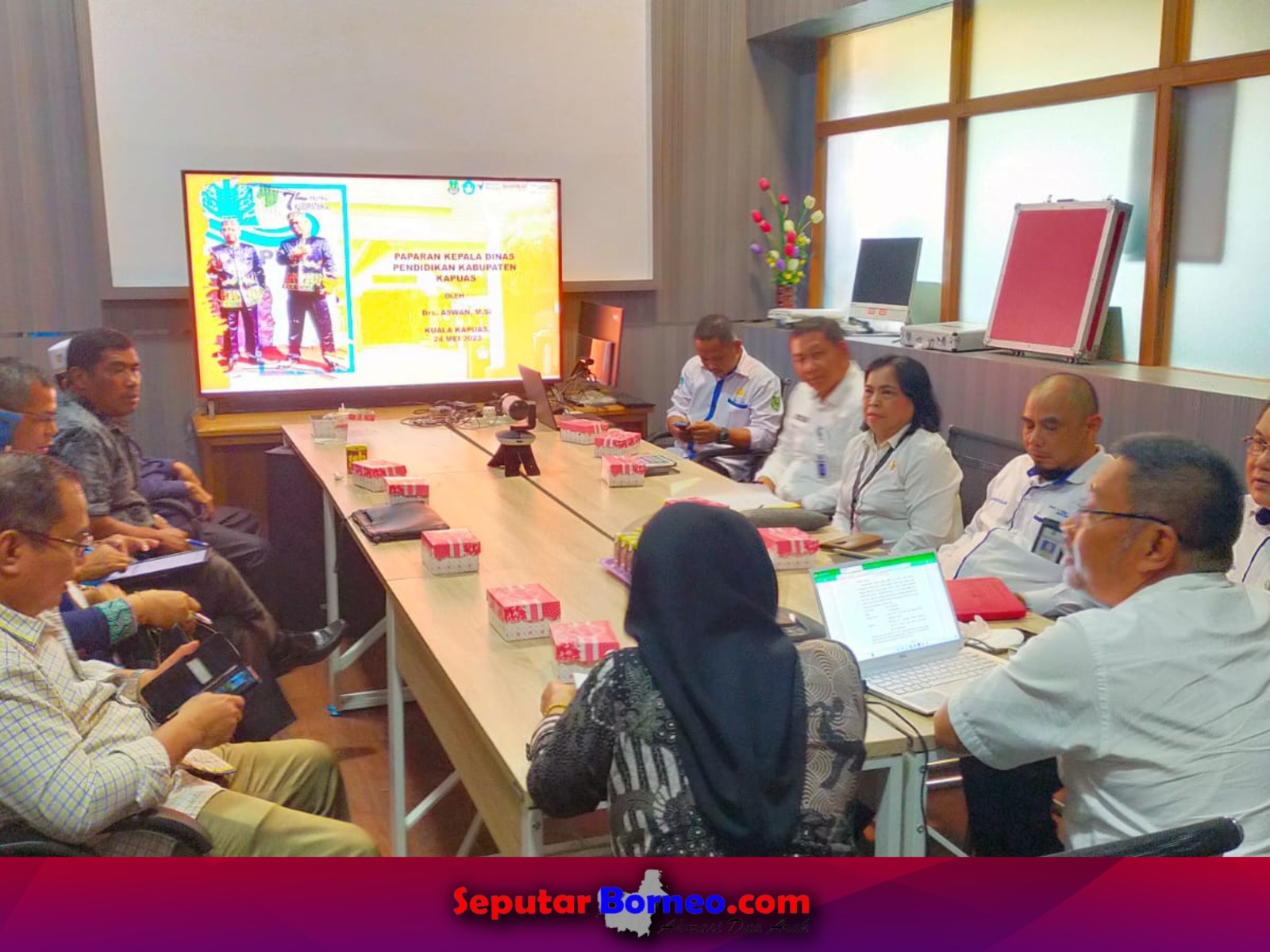Disdik Kapuas Terima Kunker DPRD Kotim