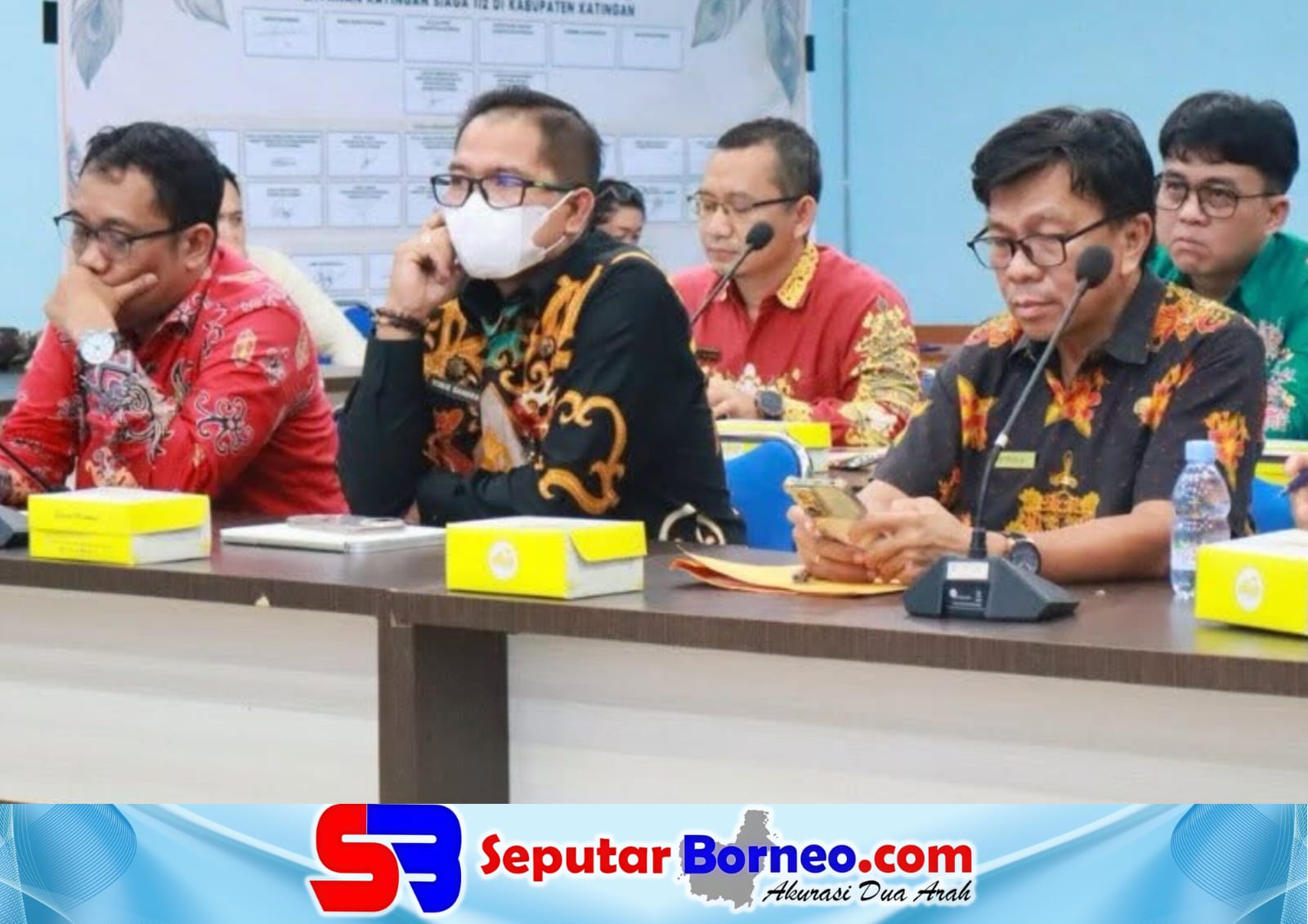 Pemkab Katingan mengikuti Diseminasi Pedoman Pelaporan MCSP RBS Komisi Pemberantasan Korupsi 2026 secara daring. (FOTO:ISTIMEWA)