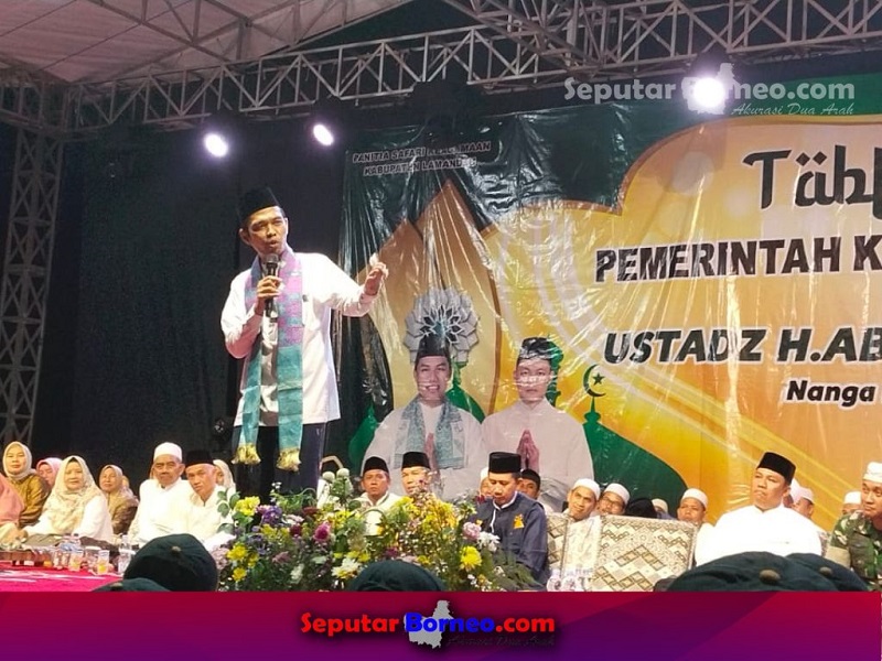 Ribuan Masyarakat Lamandau Hadiri Tablig Akbar Ustaz Abdul Somad