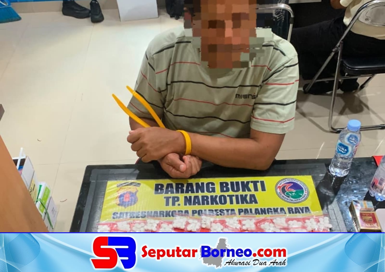 Satresnarkoba Polresta Palangka Raya Ungkap Peredaran 1.600 Butir Pil Zenit