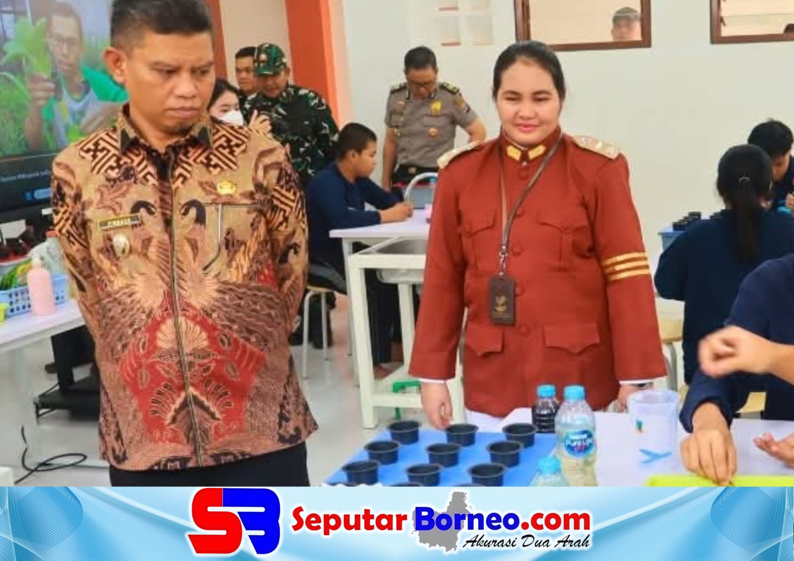 Wakil Bupati Katingan, Firdaus, saat menghadiri open house sekaligus meninjau sarana dan prasarana Sekolah Rakyat Terintegrasi 1 Kabupaten Katingan, Sabtu (17/10/2026). (FOTO:ISTIMEWA)