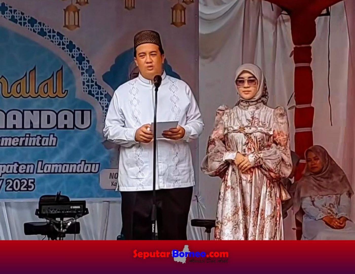 Bupati dan Wakil Bupati Lamandau Halal Bihalal Bersama Masyarakat
