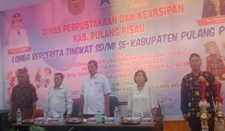 Dinas Perpustakaan dan Kearsipan Pulpis Adakan Lomba Bercerita