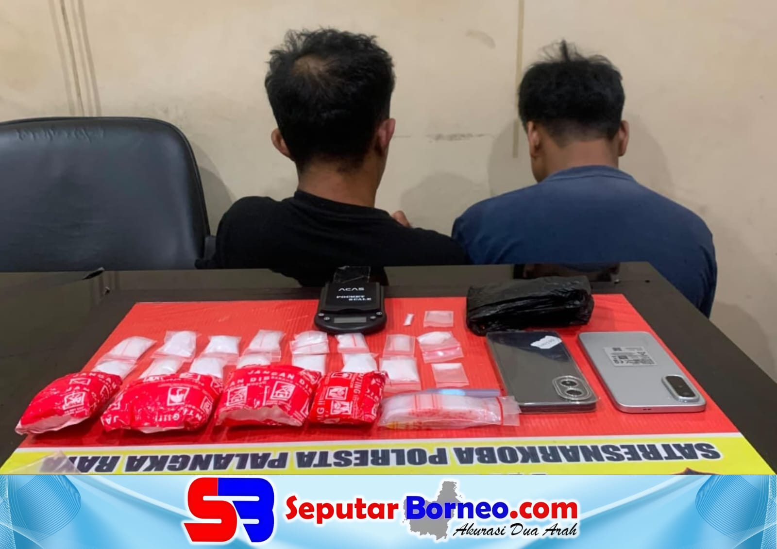 Simpan 395 Gram Sabu di Lemari Pakaian, Dua Pria Kereng Bangkirai Ditangkap Polisi