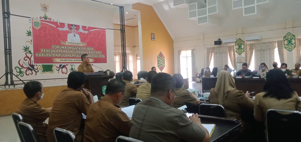 Pemkab Pulang Pisau Gelar Forum Konsultasi Publik RPD 2024-2026
