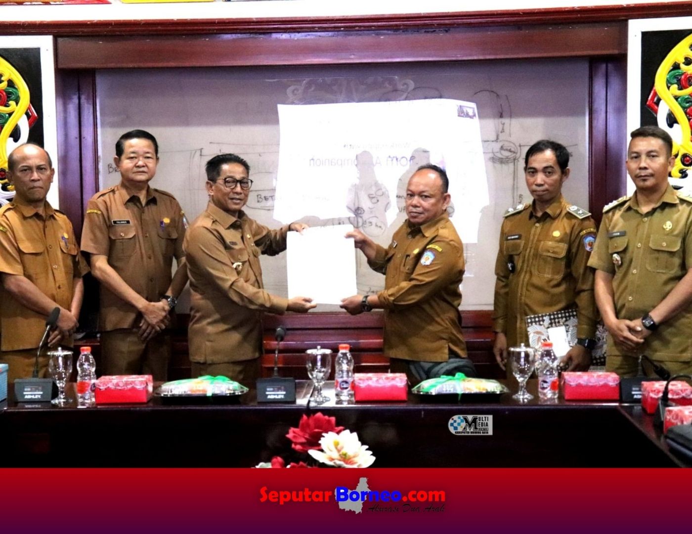 Bentuk Komitmen, Pemkab Mura Hadiri Peluncuran Koperasi Merah Putih