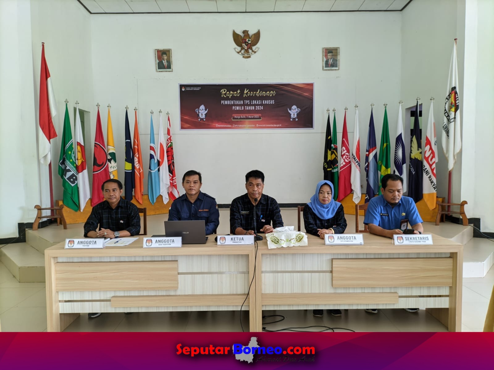 KPU Lamandau Gelar Rakor Bentuk 51 TPS Dilokasi Khusus