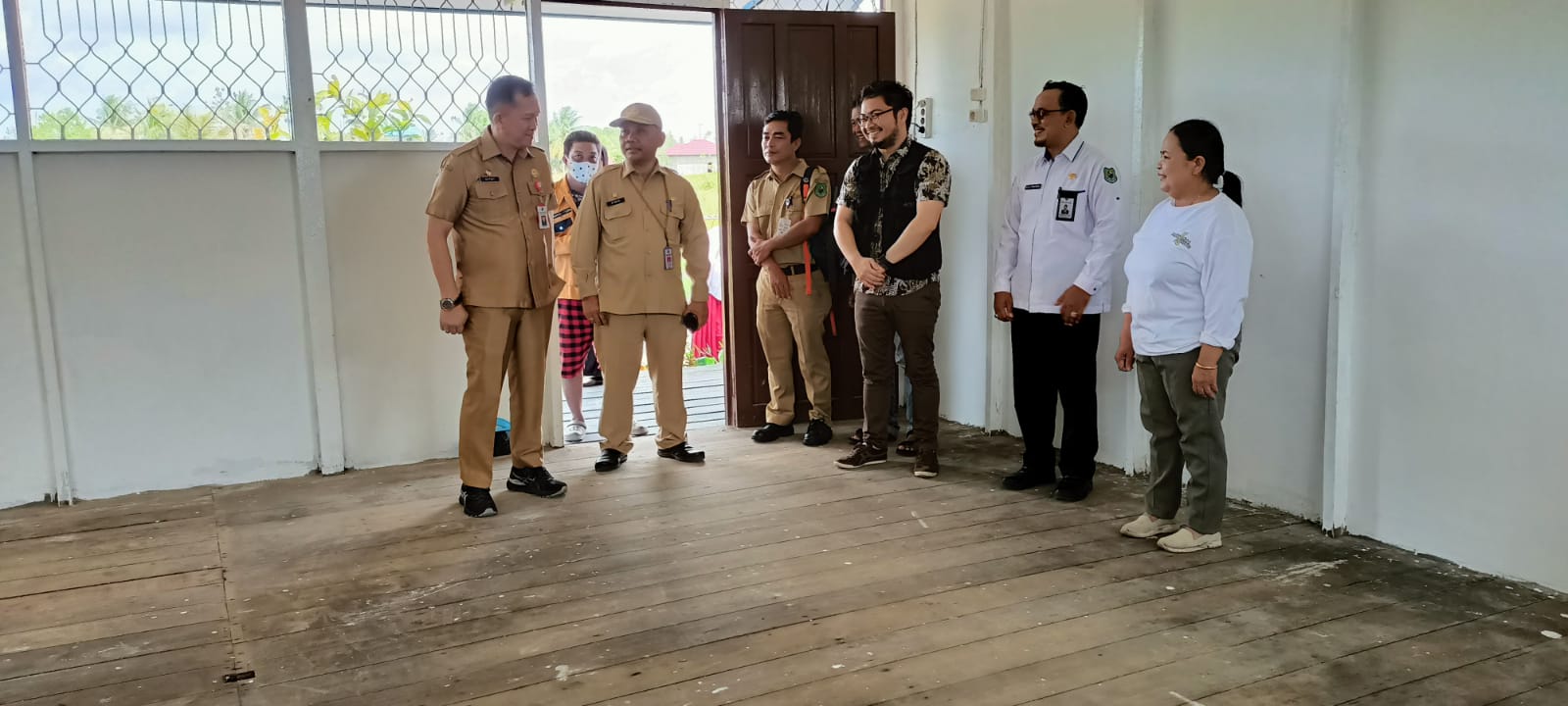 SDN 2 Selat Dalam Rampung, Sekda dan Kadisdik Langsung Meninjau