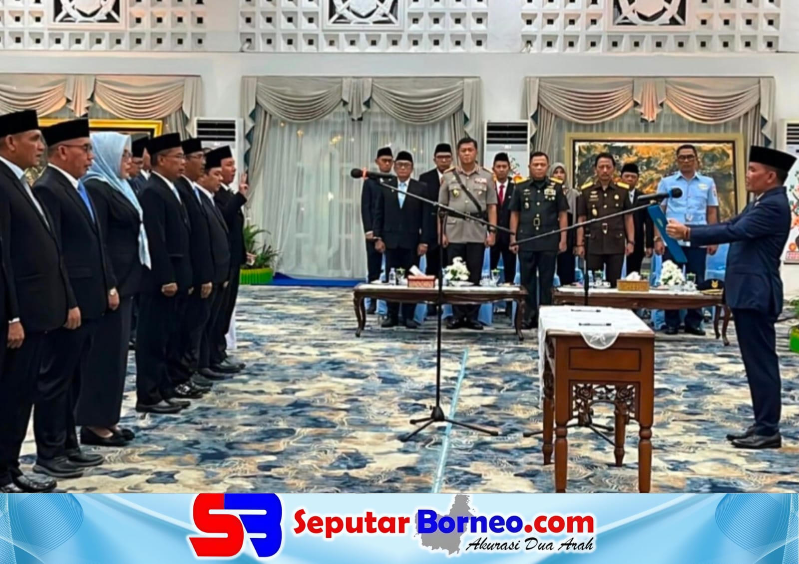 Gubernur Kalteng Rombak Pejabat, Sejumlah Kadis dan Plt Baru Resmi Dilantik