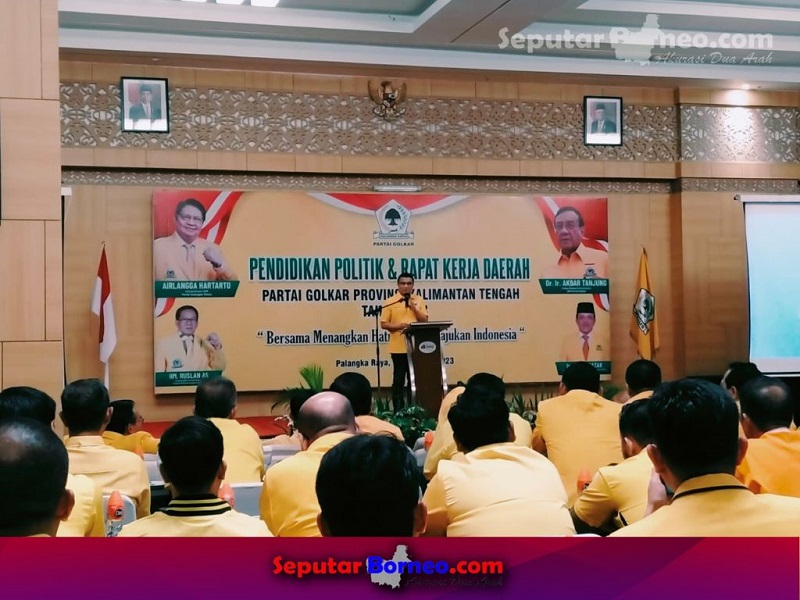 Siap Hadapi Pemilu 2024, Golkar Kalteng Gelar Pendidikan Politik dan Rakerda