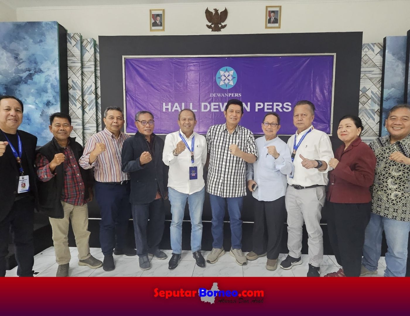 Foto bersama para pengurus Steering Committee usai penetapan mekanisme pencalonan Ketua Umum. (FOTO:ISTIMEWA)