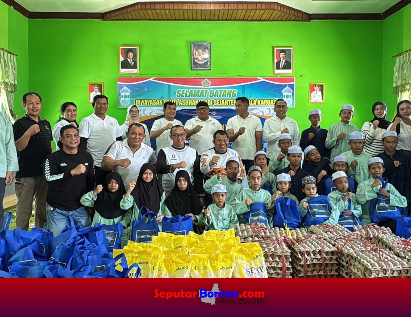 Lapas Palangka Raya Gelar Touring dan Bakti Sosial ke Panti Asuhan Budi