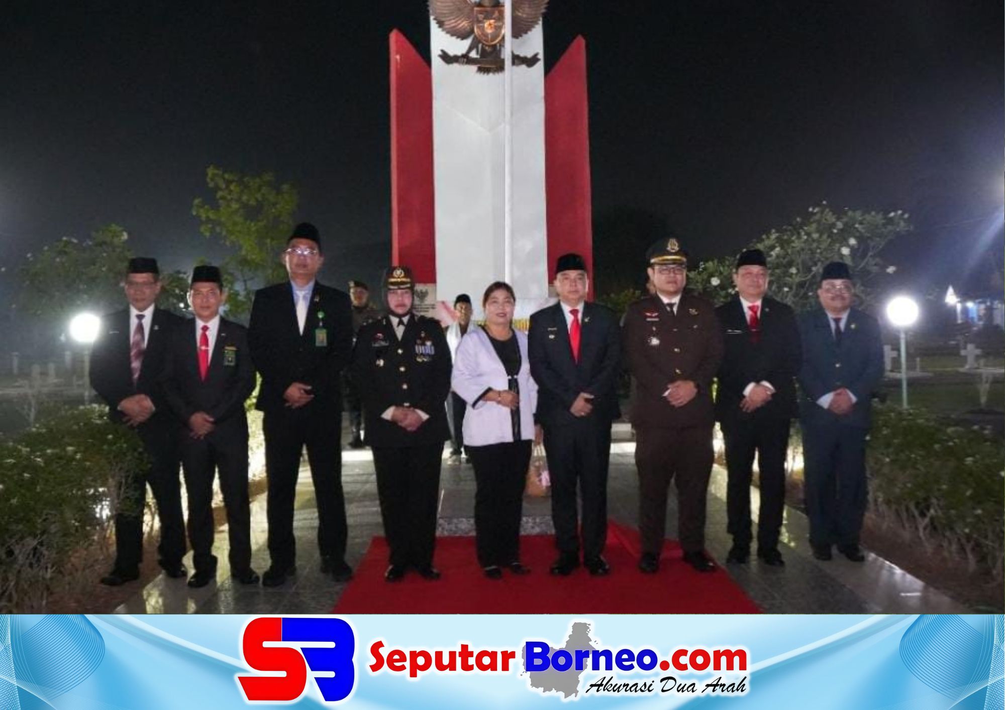 Wabup Kapuas Pimpin Apel Kehormatan dan Renungan Suci di TMP Kencana