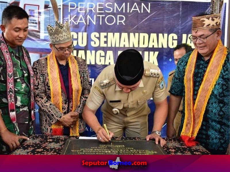 Bupati Resmikan Gedung Kantor CU Semandang Jaya di Lamandau