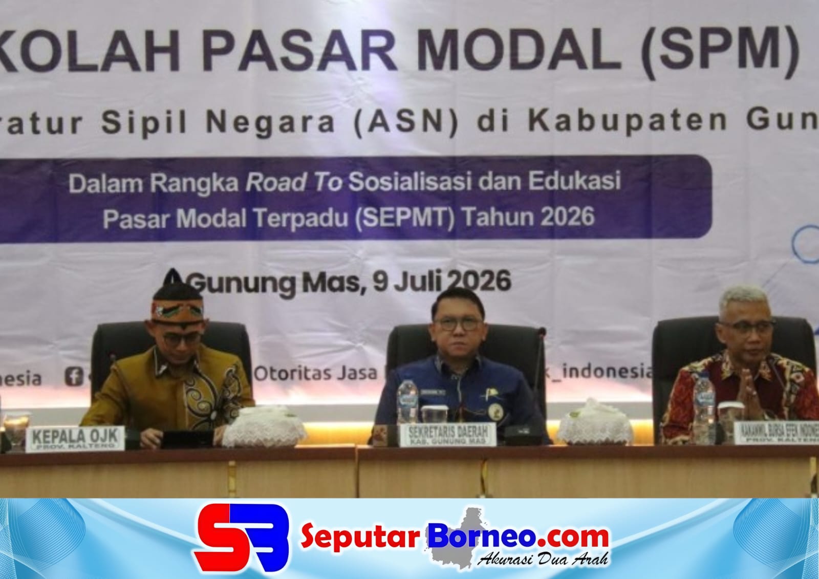 Sekda Gumas Buka Sekolah Pasar Modal, ASN Diminta Cerdas Kelola Investasi
