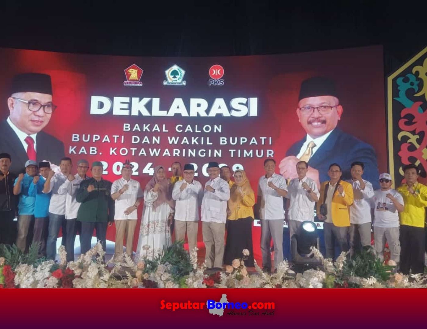 Deklarasi Sanidin-Siyono Yakin Bawa Perubahan Untuk Kotim
