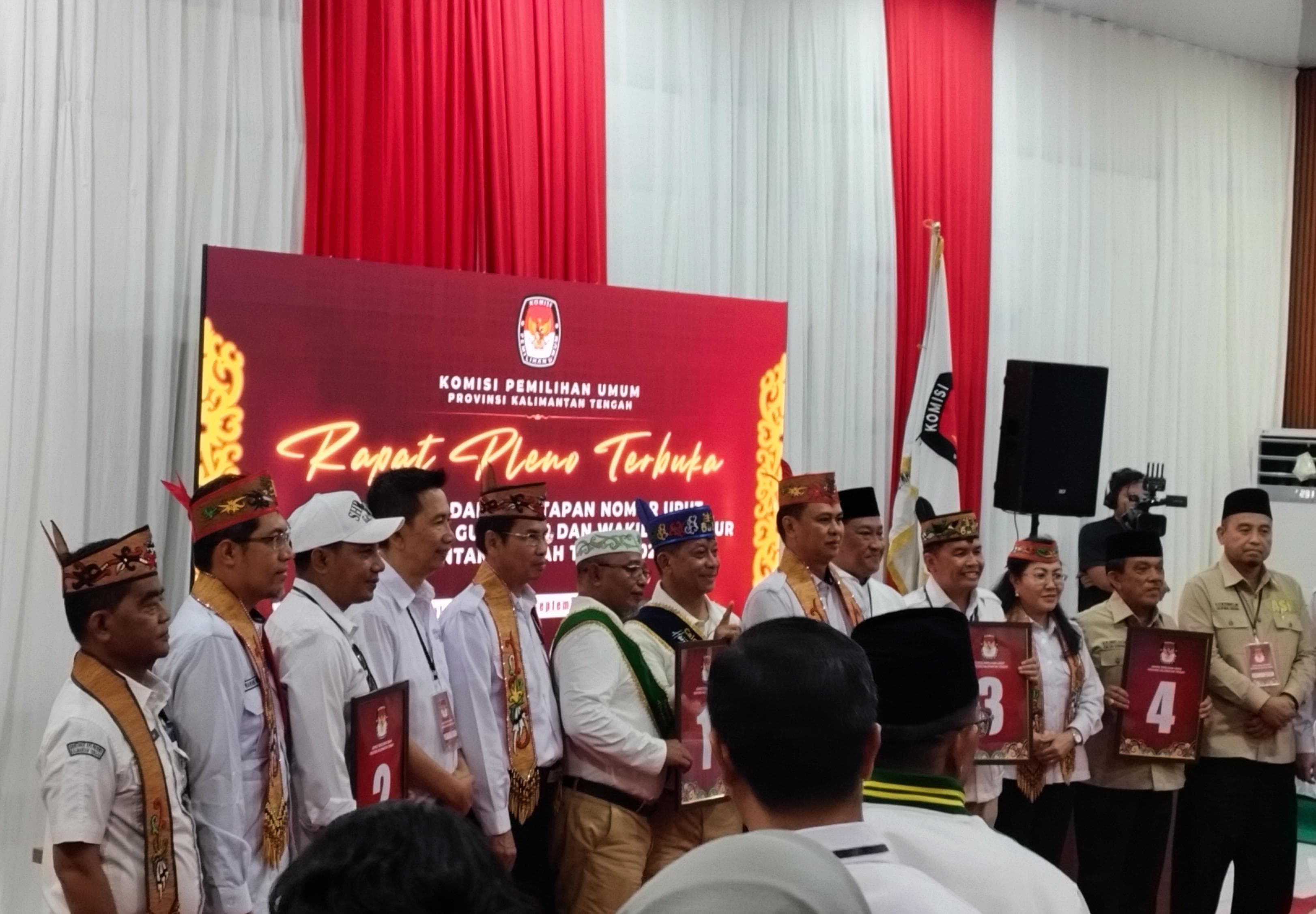 KPU Tetapkan Nomor Urut Paslon Gubernur - Wakil Gubenur, Ini Daftarnya