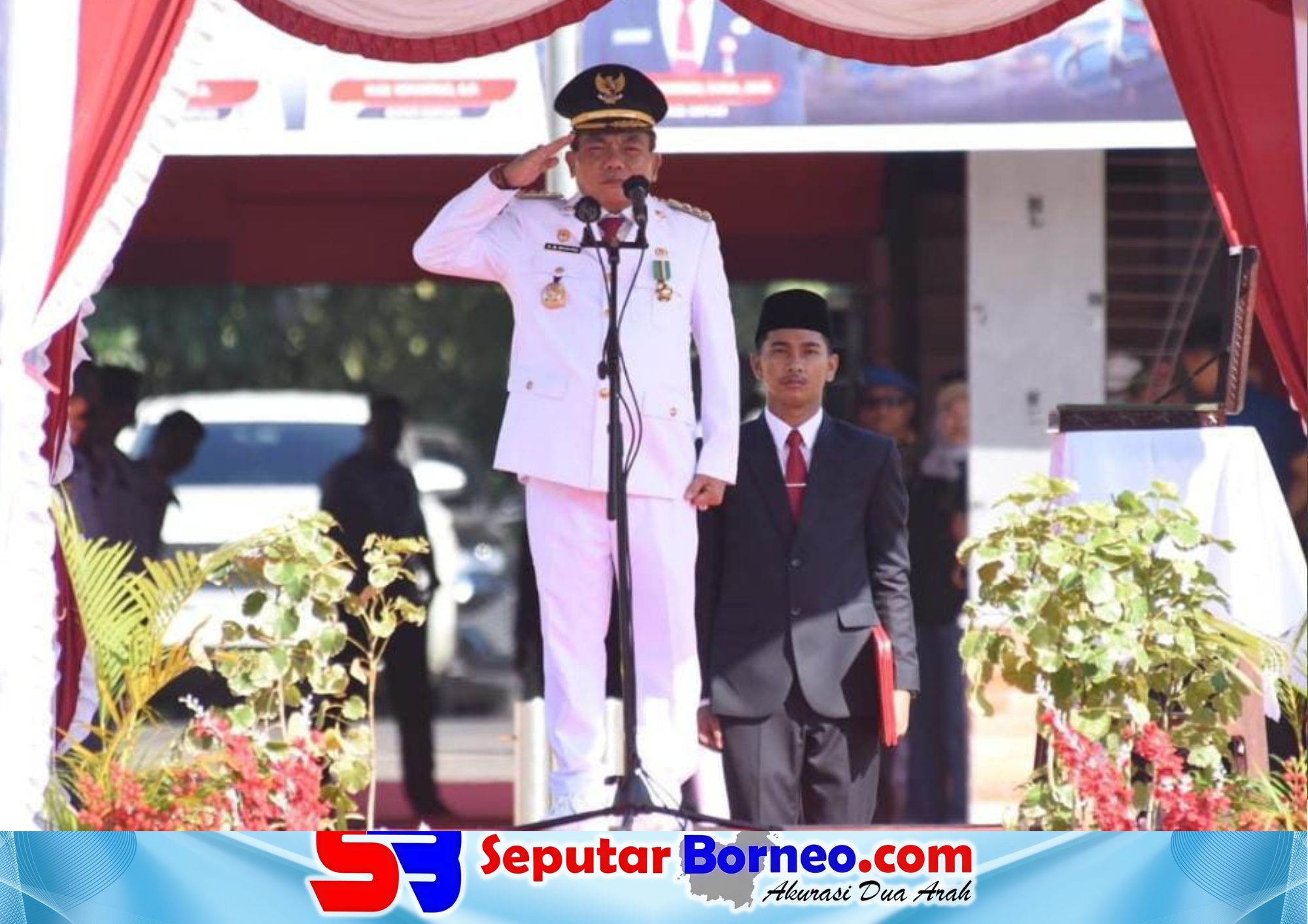Bupati Kapuas Pimpin Upacara HUT ke-81 Kemerdekaan RI