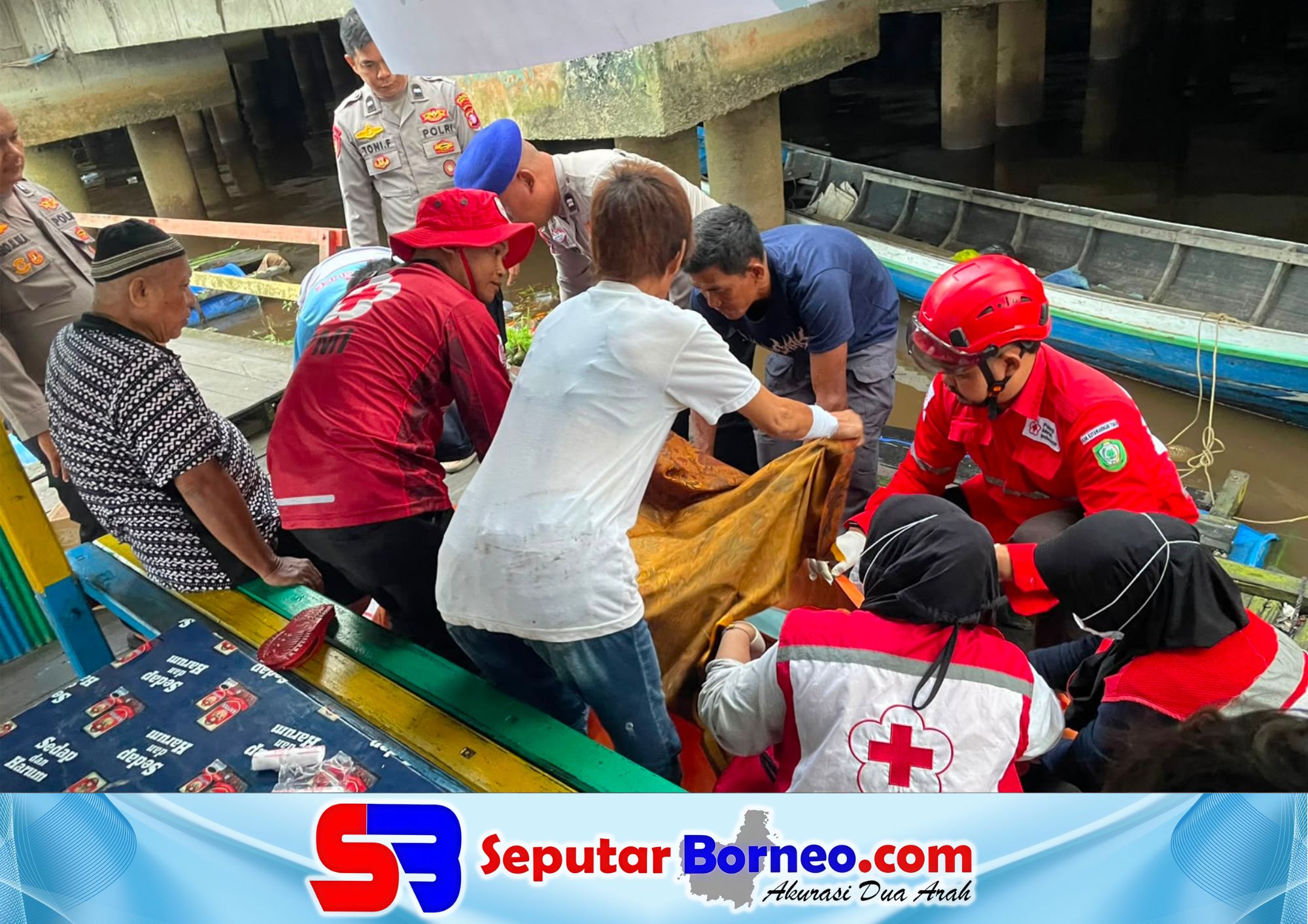 Mayat Perempuan Ditemukan Mengapung di Sungai Mentaya