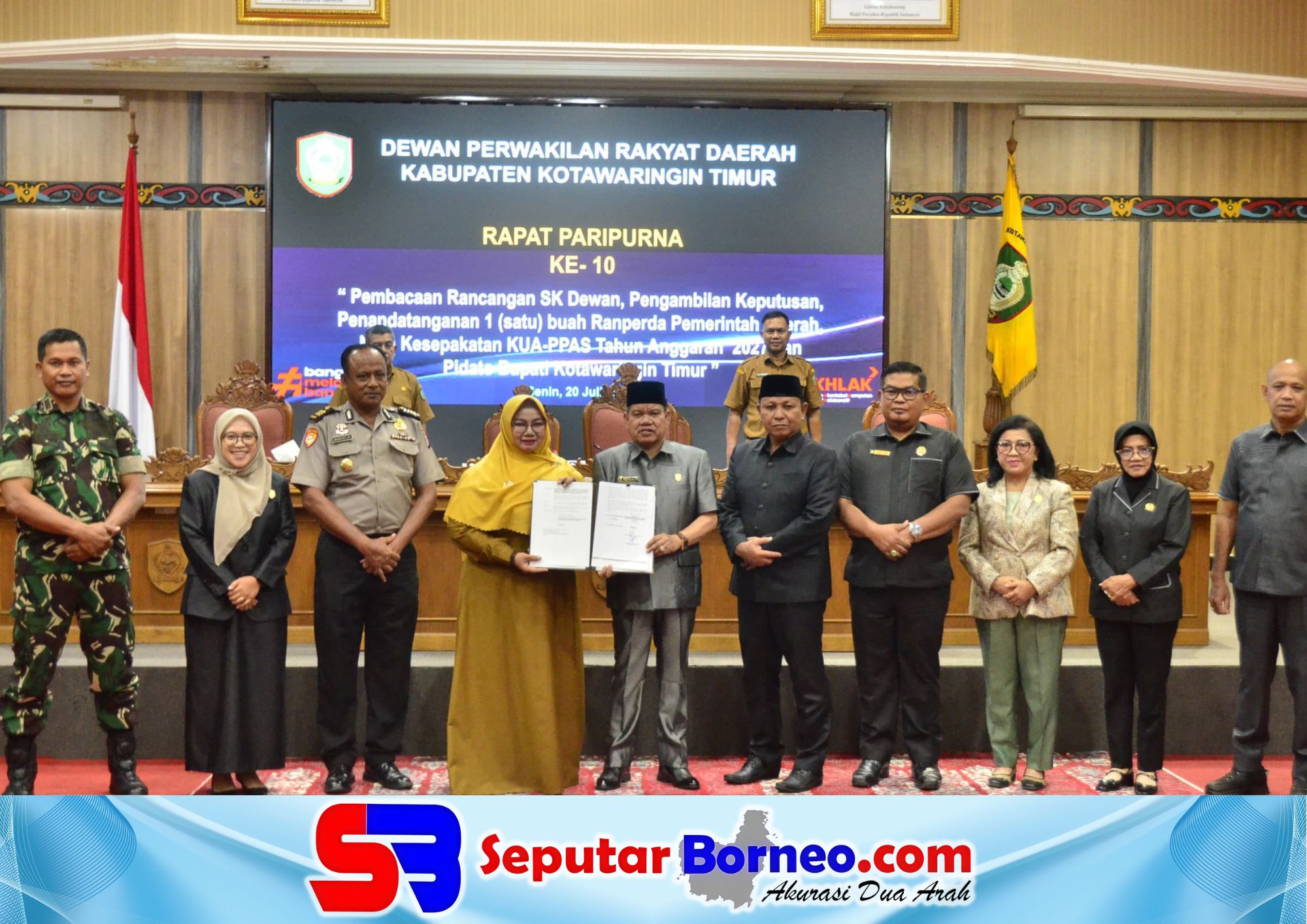 Pemkab dan DPRD Kotim Sepakati Raperda Penanganan Pemukiman Kumuh