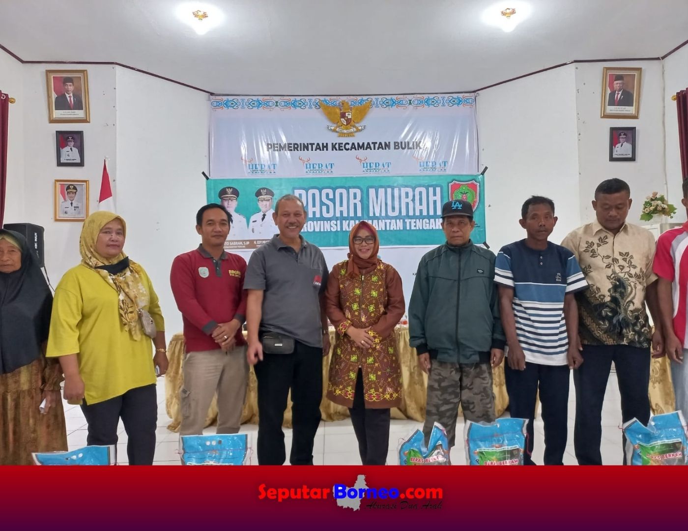 Pasar Murah Kecamatan Bulik Distribusikan 100 Ton Beras