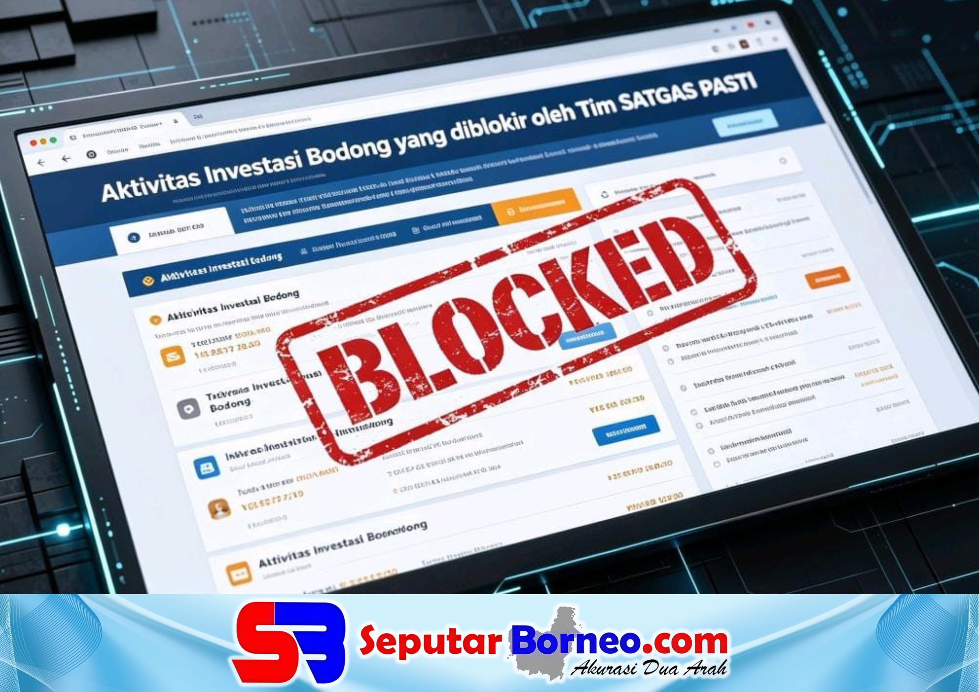 Satgas PASTI Tutup Aktivitas PT EVI, Jalankan Investasi Ilegal Berkedok Ekonomi Hijau