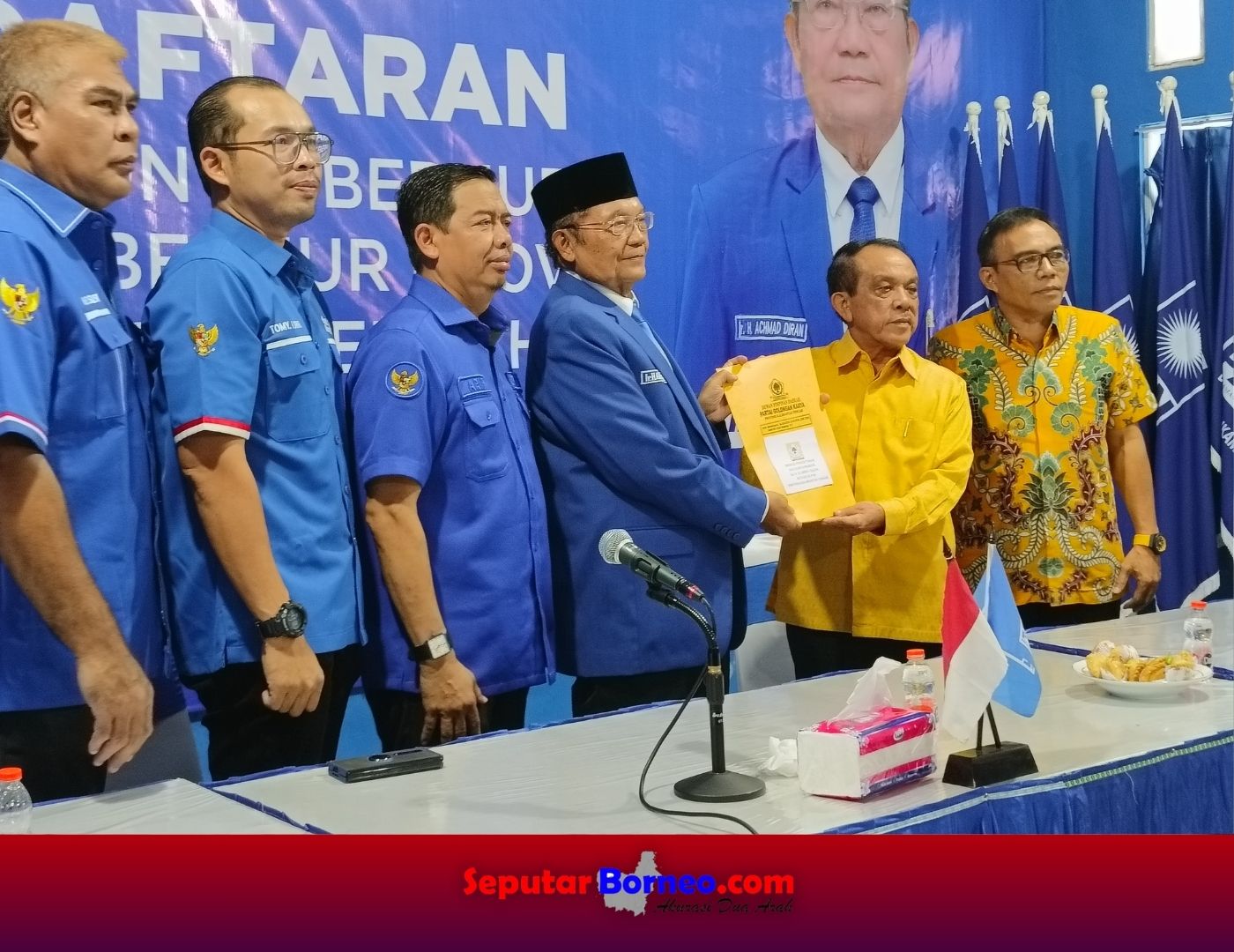 PAN, Partai Keempat Dikunjungi Abdul Razak Mendaftar Sebagai Gubenur Kalteng