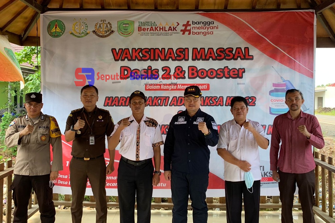 Sambut HBA, Kejari Pulpis Gelar Vaksinasi 