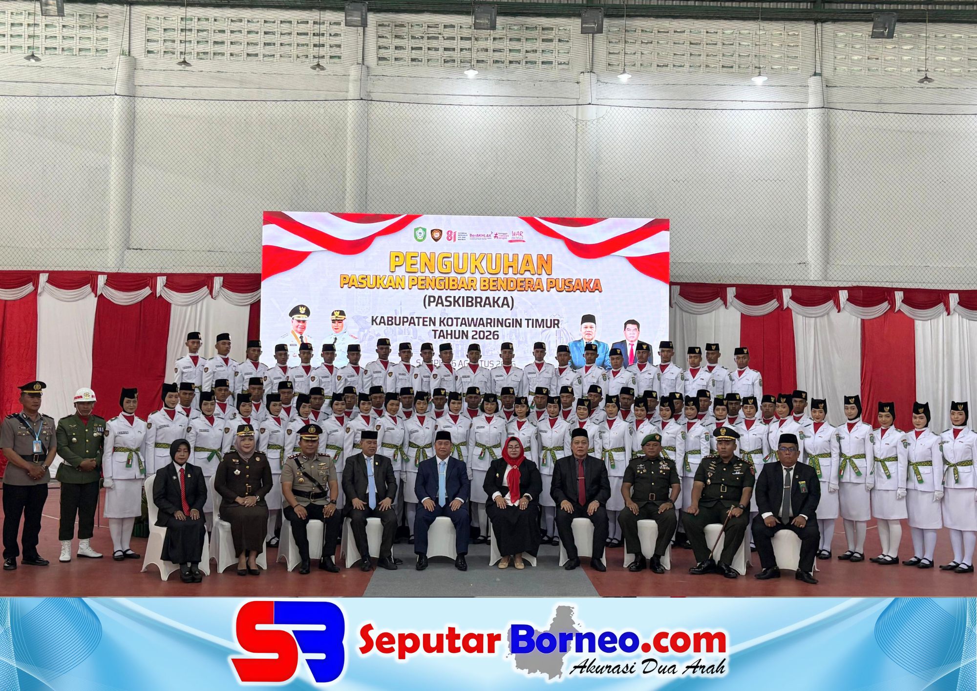 Paskibraka Kotim Siap Kibarkan Merah Putih
