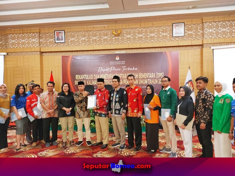 KPU Kalteng Tetapkan DPS 14 Kabupaten dan Kota Sebanyak 1.946.172 Orang