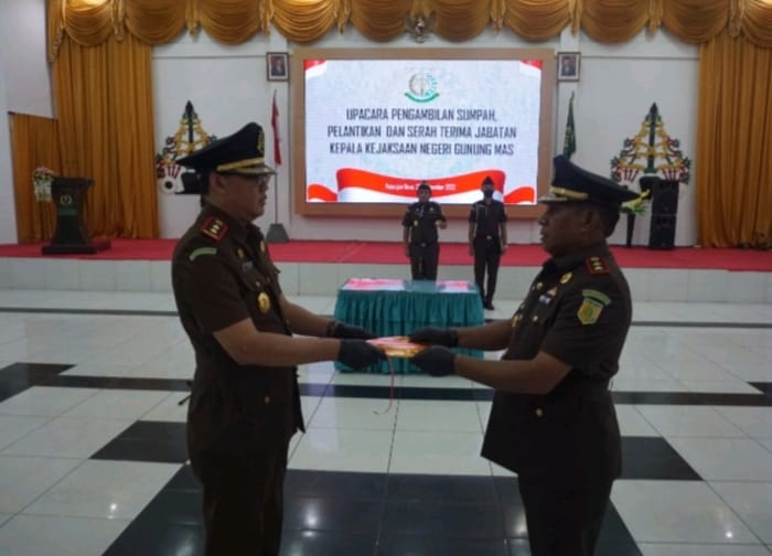 Usai Ungkap Korupsi Disdik, Kajari Gumas Pindah Tugas