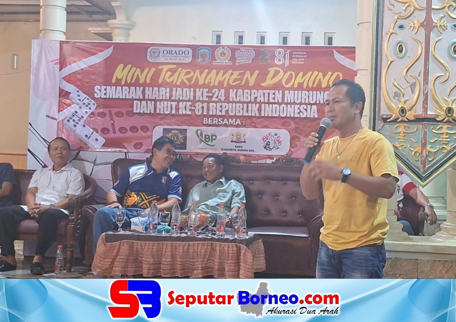 Susilo Dukung Pengembangan Olahraga Domino di Murung Raya