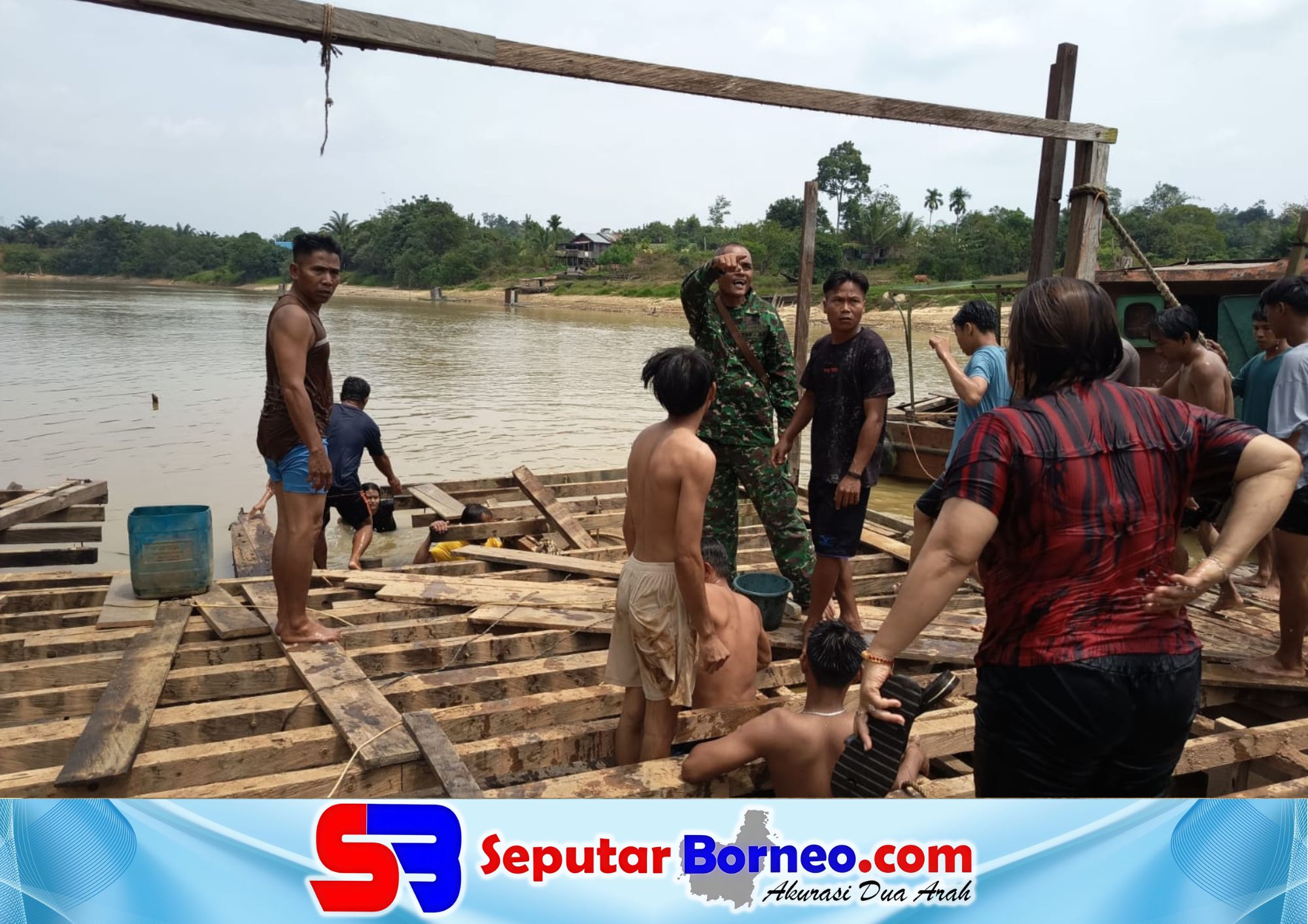 Bocah 7 Tahun Hanyut di Sungai Tumbang Sangai