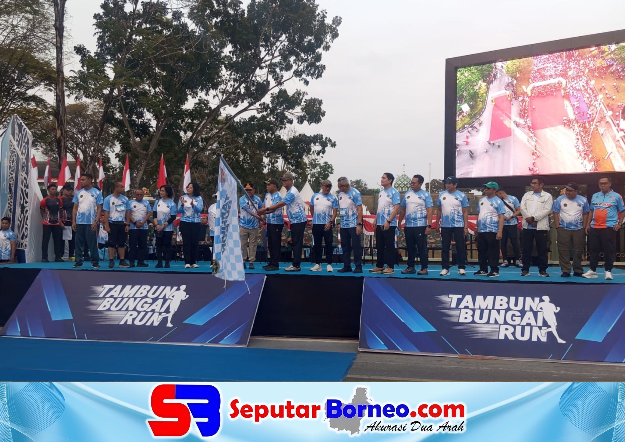 Ribuan Pelari Ramaikan Tambun Bungai Run, Pangdam: Olahraga Satukan Kita