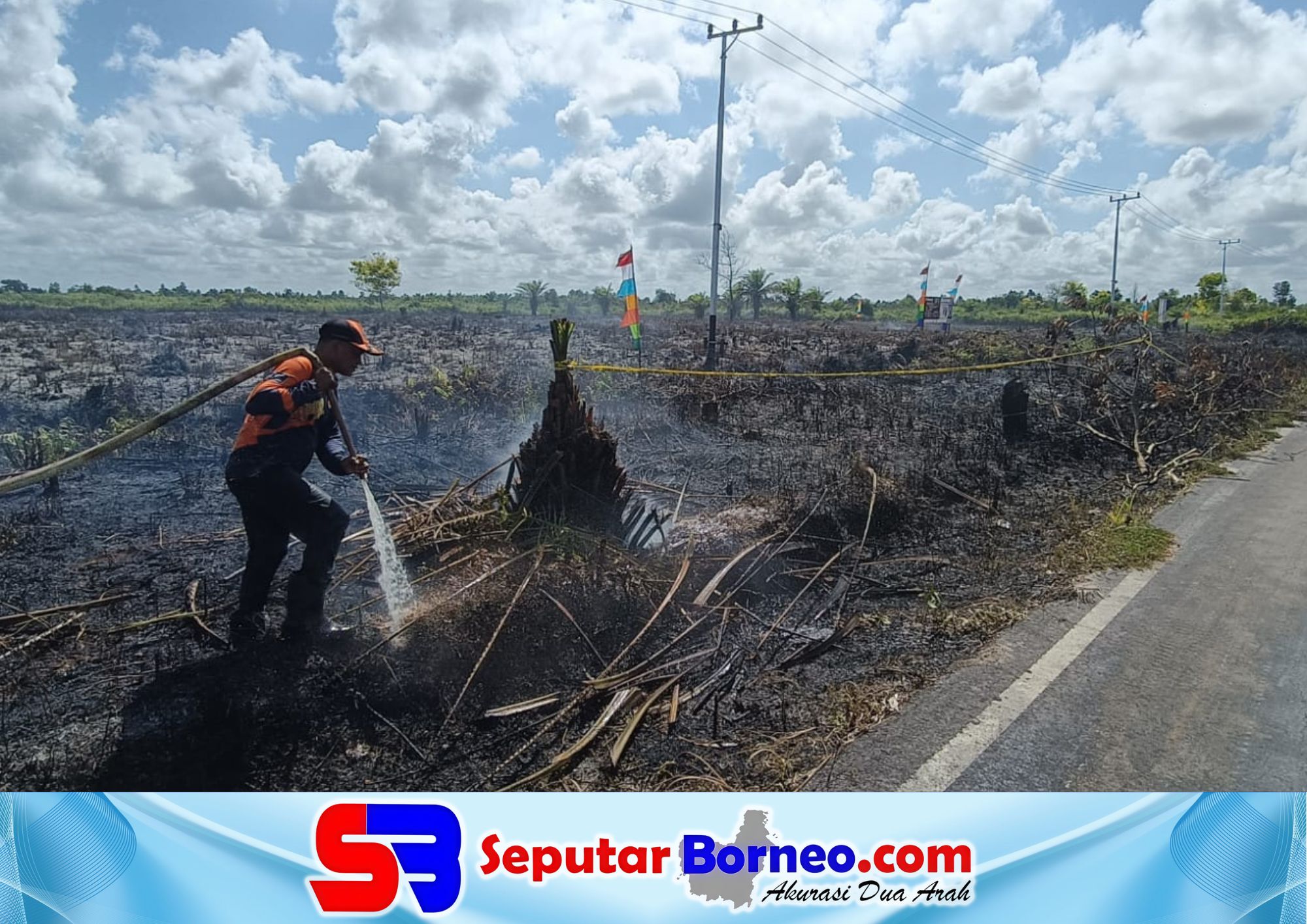 Lahan Calon Perusahaan Terbakar, BPBD: Diduga Sengaja Dibakar