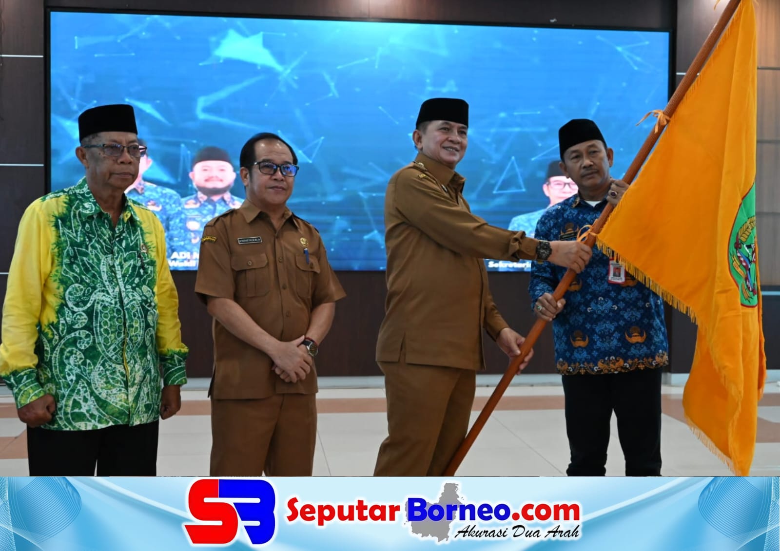 Bupati Bartim Lepas Kafilah MTQ KORPRI ke Tingkat Provinsi Kalteng di Murung Raya