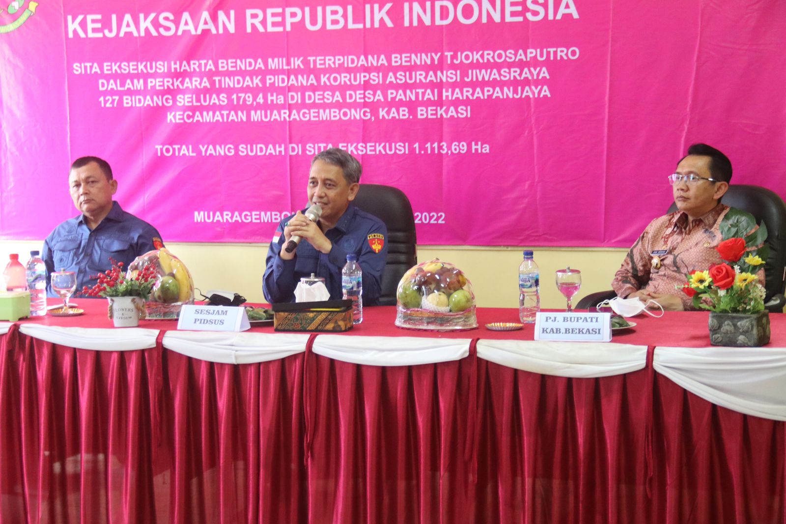 Kejagung Sita Aset Terpidana Benny Tjokrosaputro Berupa Tanah Seluas 179,4 HA
