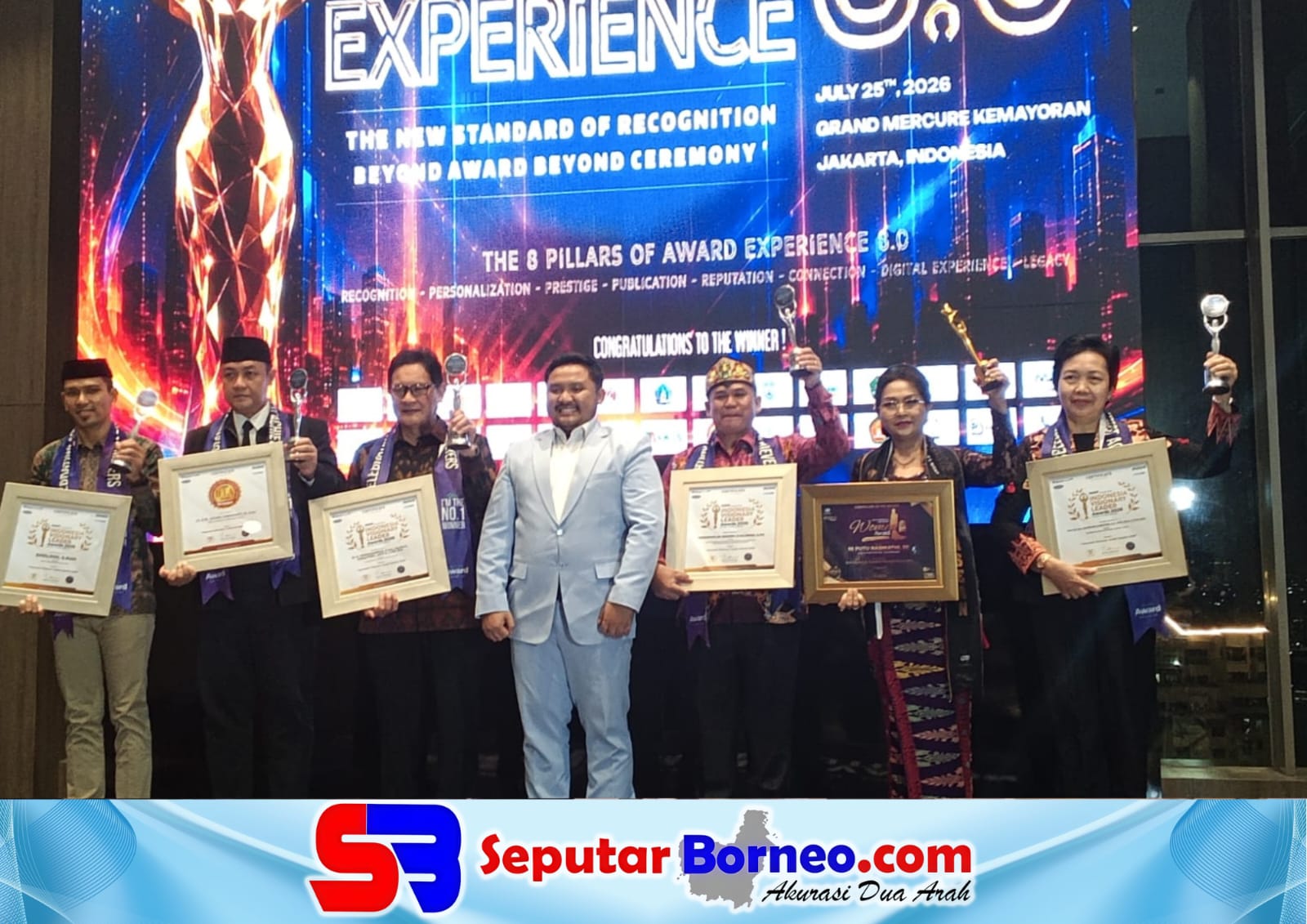 Kepala Dinas KUKMPP Lamandau Raih Indonesia Visionary Leader Awards 2026