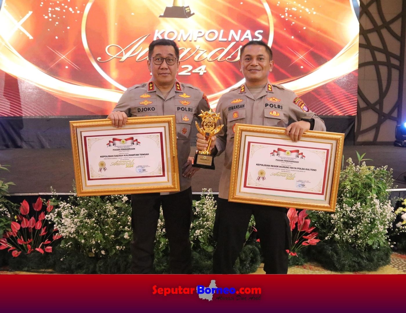 Polda Kalteng dan Polres Mura Raih Penghargaan Kompolnas Award 2024