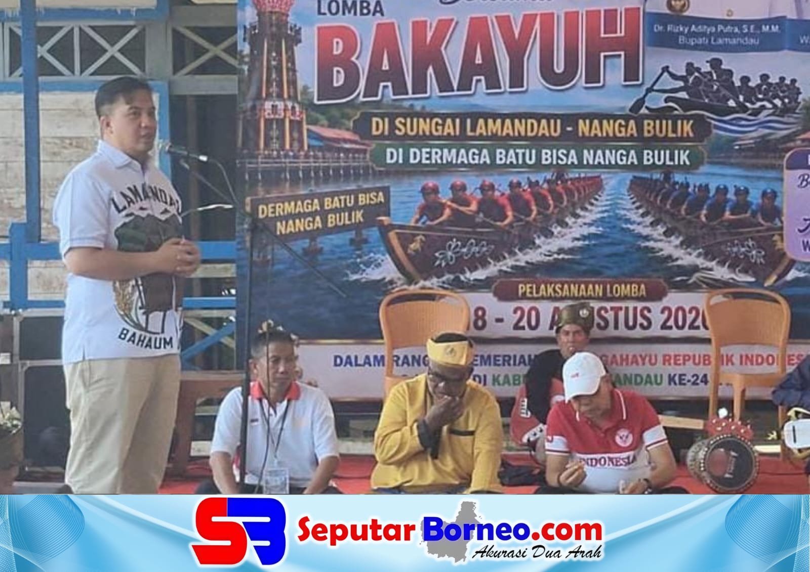 Lomba Bakayuh Semarakkan HUT RI dan Hari Jadi Lamandau, Bupati: Jangan Biarkan Budaya Hilang