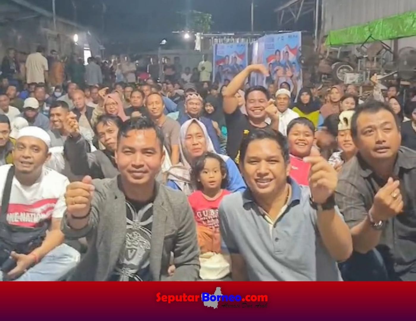Rudini-Paisal Satukan Kebersamaan Warga Melalui Nobar Laga Indonesia vs Australia