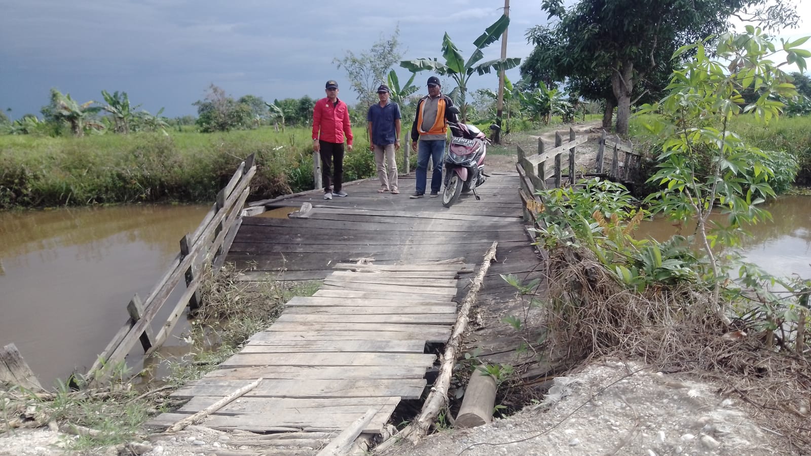 Franco Prihatin Jembatan Karya Bersama Nyaris Ambruk