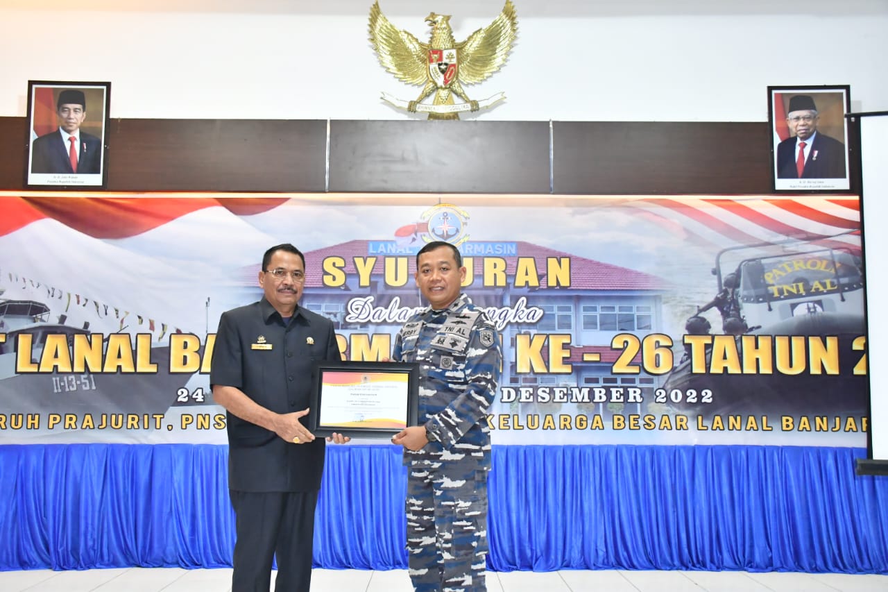 Peringati HUT Ke-26 Tahun 2022, TNI AL Banjarmasin Adakan Syukuran