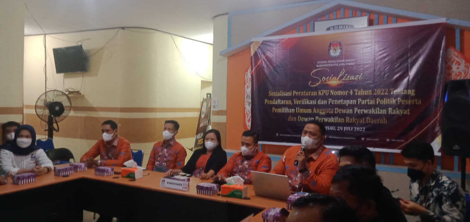 KPU Pulpis Sosialisasikan Peraturan KPU Nomor 4 Tahun 2022