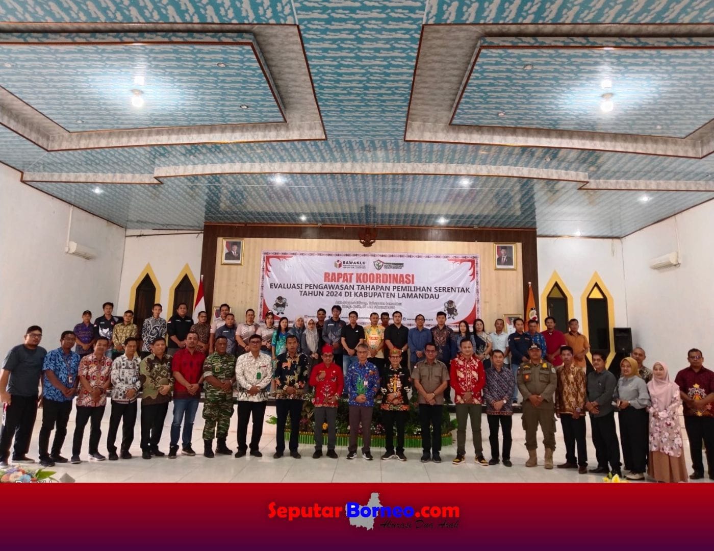 Sekda Lamandau Buka Rakor dan Evaluasi Pengawasan Pilkada 2024