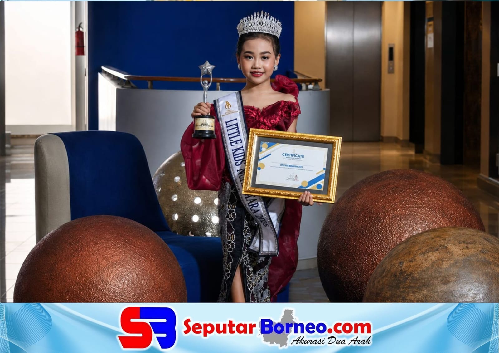 Adzkia Risty Harumkan Nama Kalteng, Raih Juara Umum Little Kids Nusantara 2026
