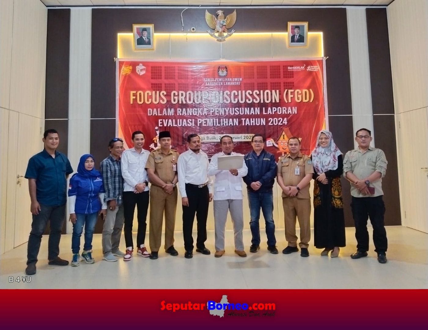 KPU Lamandau Gelar FGD Evaluasi Pilkada 2024 dan Bahas Sejumlah Persoalan