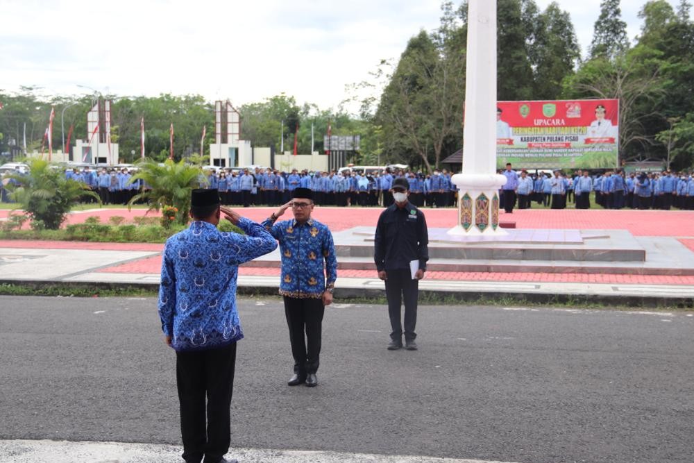 Apel Gabungan Dipimpin Sekda